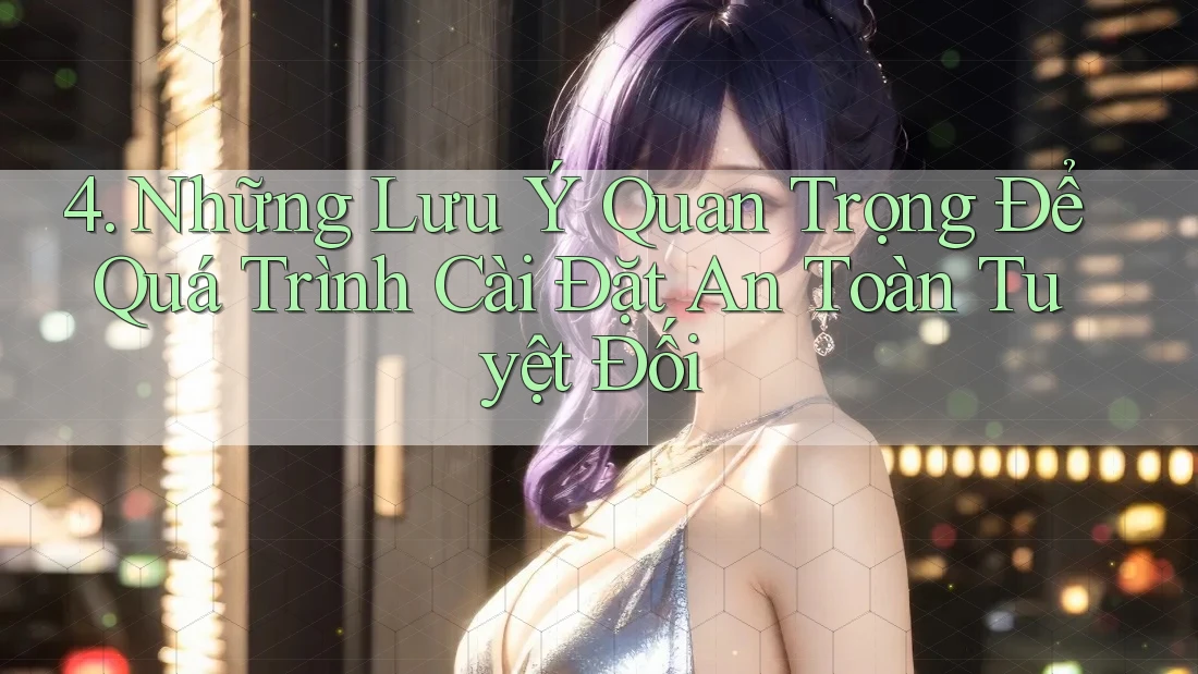 4. Những Lưu Ý Quan Trọng Để Quá Trình Cài Đặt An Toàn Tuyệt Đối 4. Những Lưu Ý Quan Trọng Để Quá Trình Cài Đặt An Toàn Tuyệt Đối