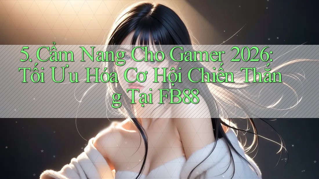 5. Cẩm Nang Cho Gamer 2026: Tối Ưu Hóa Cơ Hội Chiến Thắng Tại FB88 5. Cẩm Nang Cho Gamer 2026: Tối Ưu Hóa Cơ Hội Chiến Thắng Tại FB88