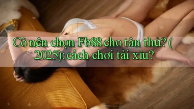 Có nên chọn Fb88 cho tân thủ (2025) cách chơi tài xỉu