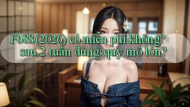 Fb88 (2026) có miễn phí không sau 2 tuần dùng quy mô lớn