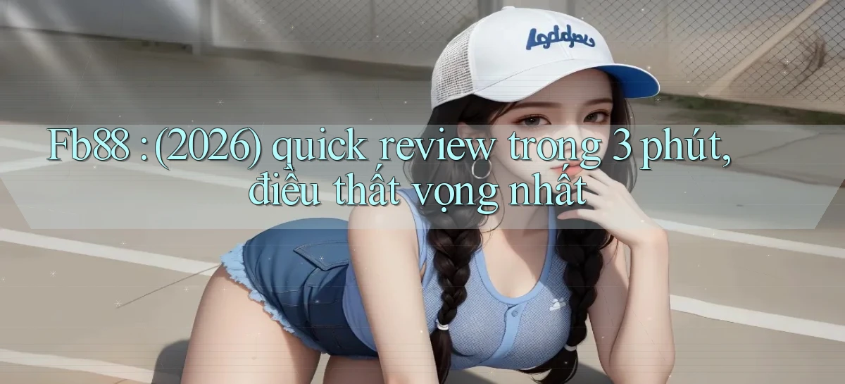 Fb88 (2026) quick review trong 3 phút, điều thất vọng nhất