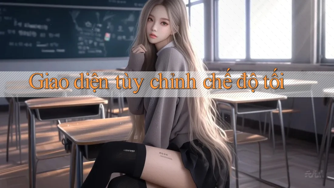 Giao diện tùy chỉnh chế độ tối
