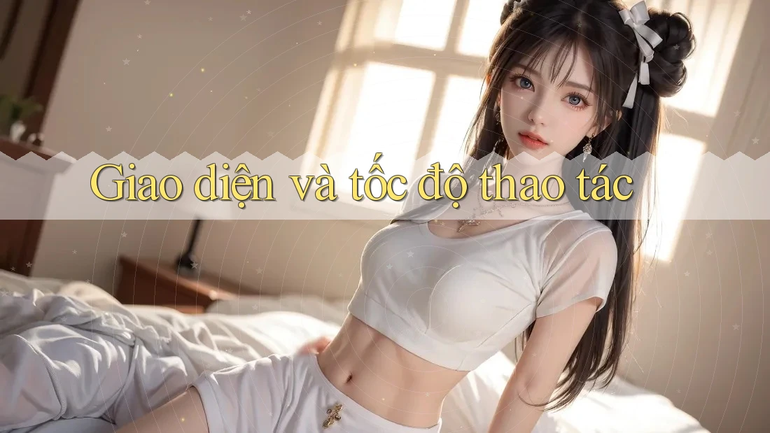 Giao diện và tốc độ thao tác Giao diện và tốc độ thao tác