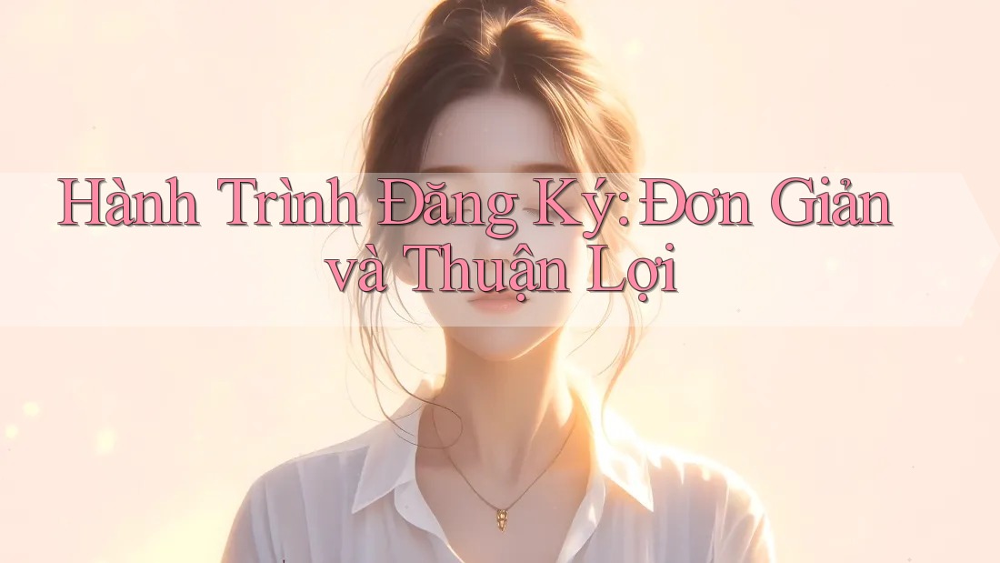 Hành Trình Đăng Ký: Đơn Giản và Thuận Lợi