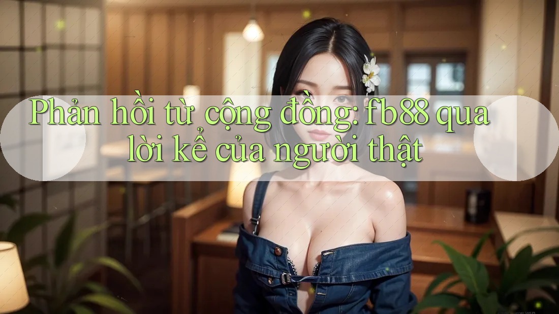 Phản hồi từ cộng đồng: fb88 qua lời kể của người thật Phản hồi từ cộng đồng: fb88 qua lời kể của người thật