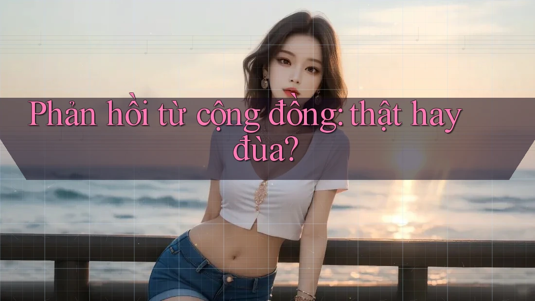 Phản hồi từ cộng đồng - thật hay đùa? Phản hồi từ cộng đồng - thật hay đùa?