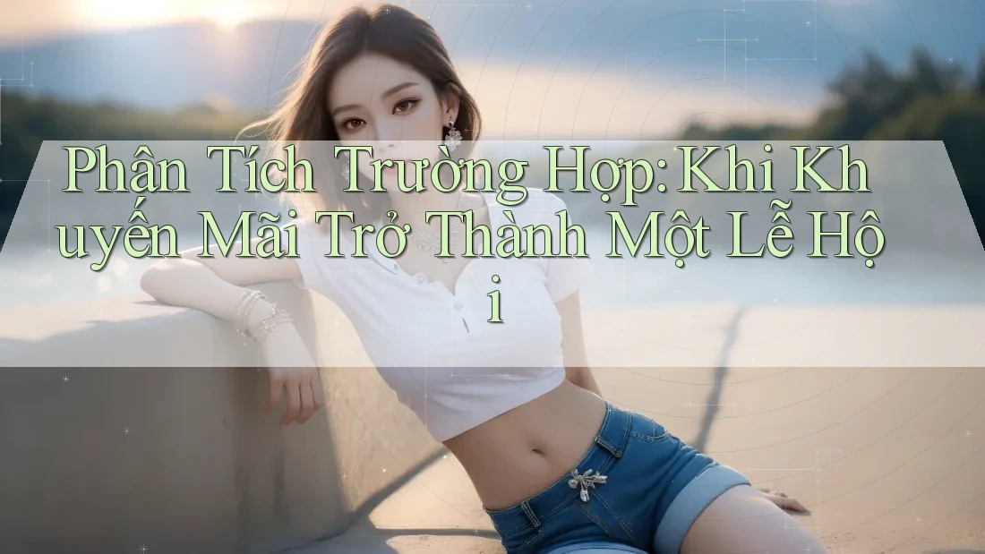 Phân Tích Trường Hợp: Khi Khuyến Mãi Trở Thành Một Lễ Hội Phân Tích Trường Hợp: Khi Khuyến Mãi Trở Thành Một Lễ Hội