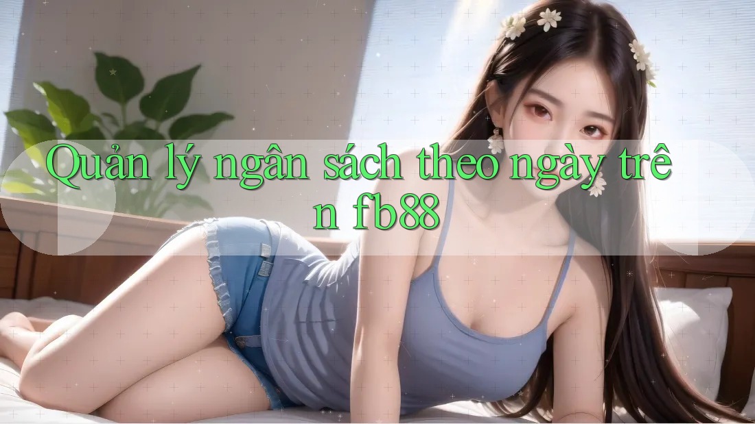 Quản lý ngân sách theo ngày trên fb88 Quản lý ngân sách theo ngày trên fb88