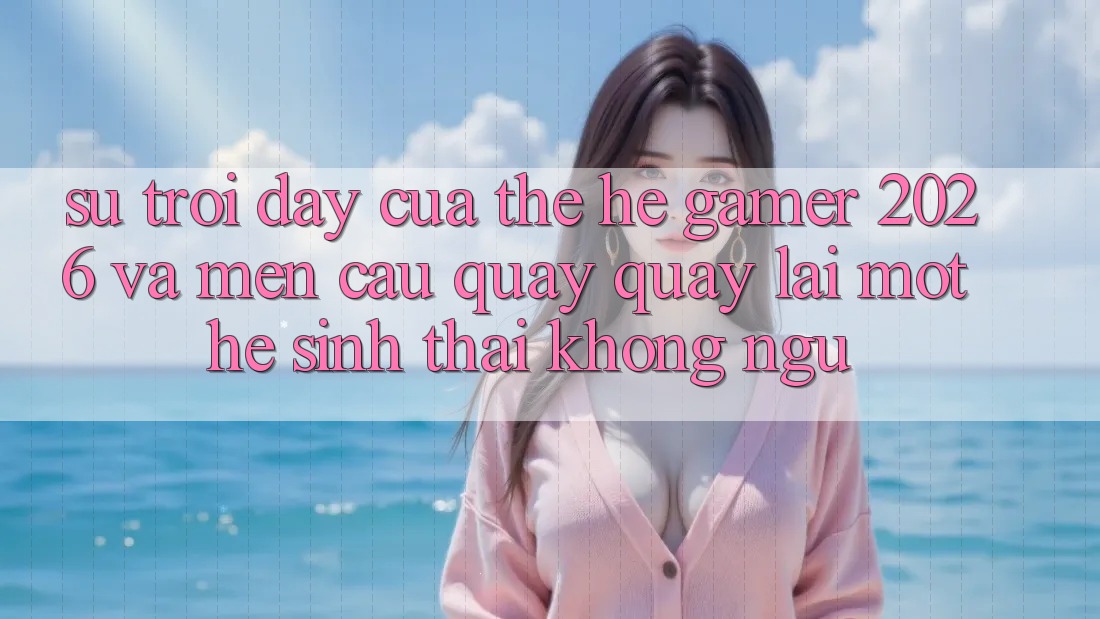 Sự Trỗi Dậy Của Thế Hệ Gamer 2026 Và Mến Cầu Quay quay lại Một Hệ Sinh Thái “Không Ngủ” Sự Trỗi Dậy Của Thế Hệ Gamer 2026 Và Mến Cầu Quay quay lại Một Hệ Sinh Thái “Không Ngủ”