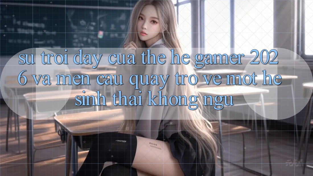 Sự Trỗi Dậy Của Thế Hệ Gamer 2026 Và Mến Cầu Quay trở về Một Hệ Sinh Thái “Không Ngủ”