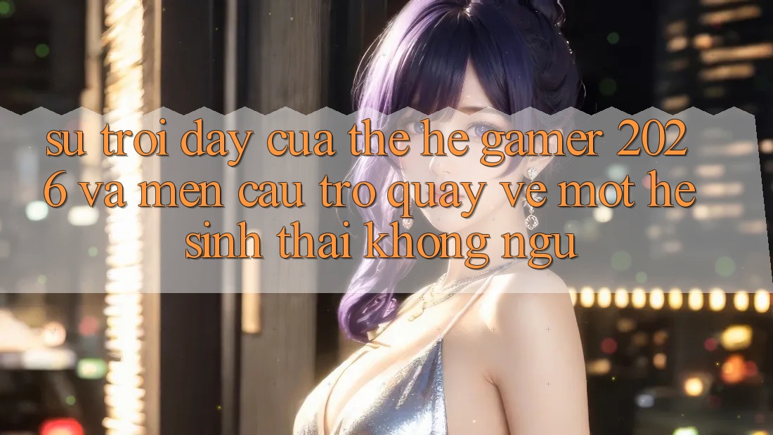 Sự Trỗi Dậy Của Thế Hệ Gamer 2026 Và Mến Cầu Trở quay về Một Hệ Sinh Thái “Không Ngủ” Sự Trỗi Dậy Của Thế Hệ Gamer 2026 Và Mến Cầu Trở quay về Một Hệ Sinh Thái “Không Ngủ”