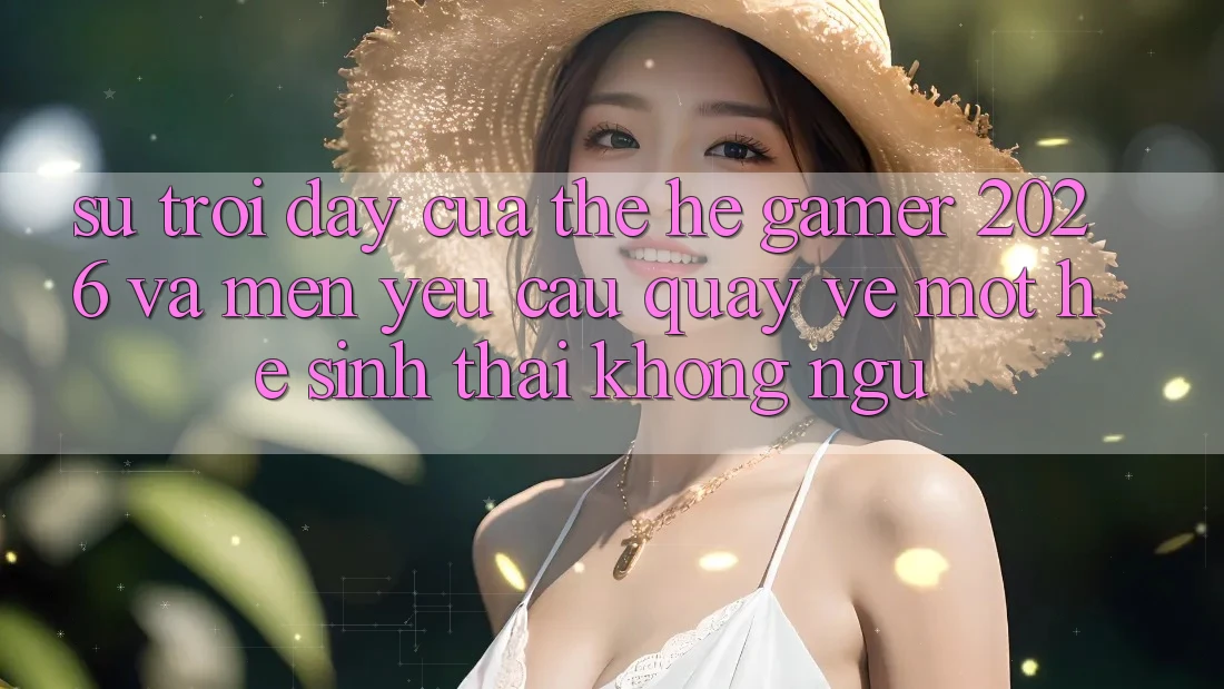 Sự Trỗi Dậy Của Thế Hệ Gamer 2026 Và Mến yêu Cầu Quay về Một Hệ Sinh Thái “Không Ngủ” Sự Trỗi Dậy Của Thế Hệ Gamer 2026 Và Mến yêu Cầu Quay về Một Hệ Sinh Thái “Không Ngủ”
