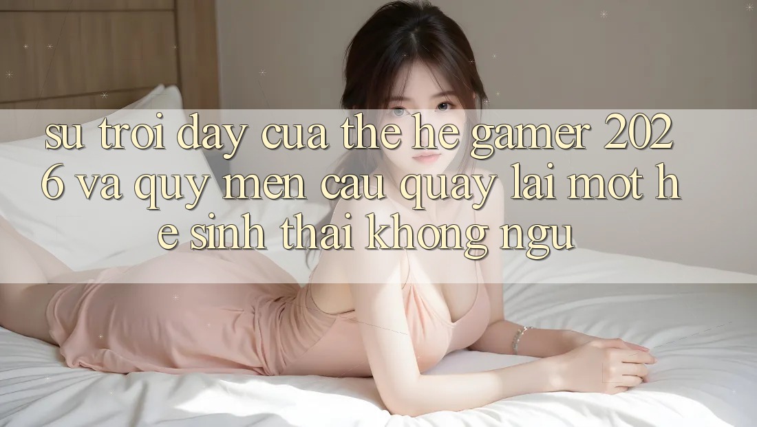 Sự Trỗi Dậy Của Thế Hệ Gamer 2026 Và Quý mến Cầu Quay lại Một Hệ Sinh Thái “Không Ngủ”