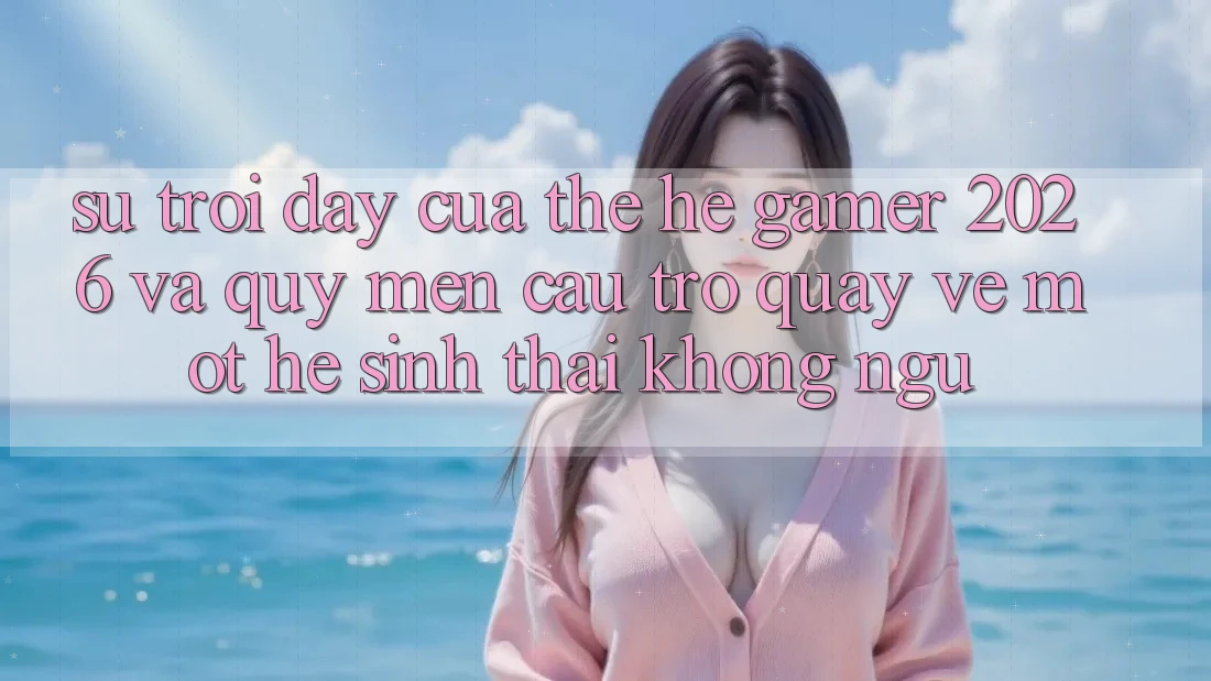 Sự Trỗi Dậy Của Thế Hệ Gamer 2026 Và Quý mến Cầu Trở quay về Một Hệ Sinh Thái “Không Ngủ” Sự Trỗi Dậy Của Thế Hệ Gamer 2026 Và Quý mến Cầu Trở quay về Một Hệ Sinh Thái “Không Ngủ”