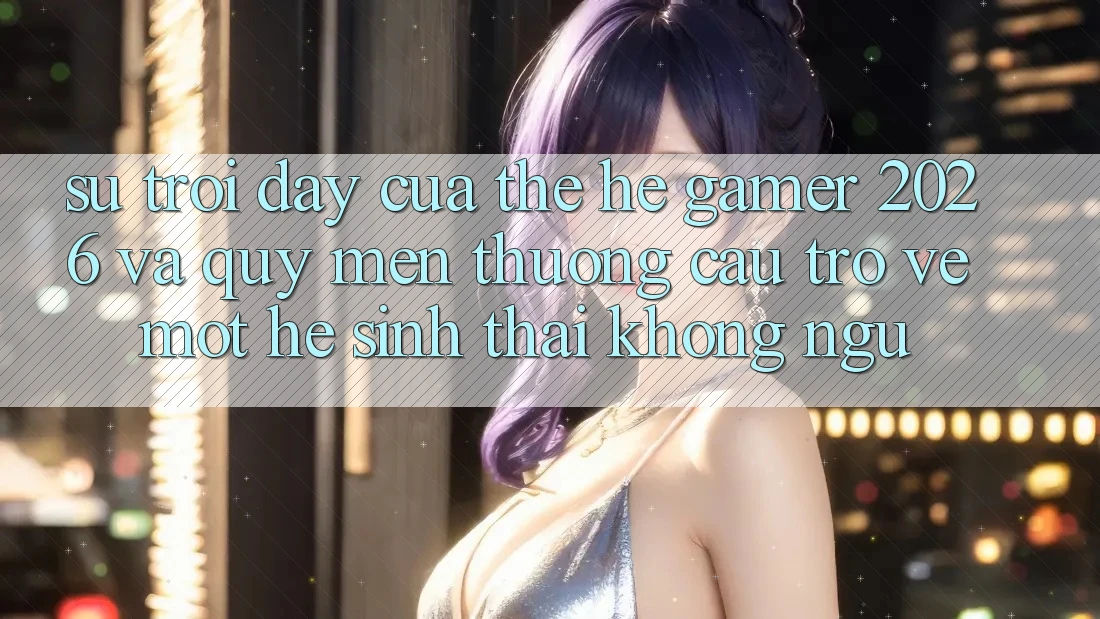 Sự Trỗi Dậy Của Thế Hệ Gamer 2026 Và Quý mến thương Cầu Trở về Một Hệ Sinh Thái “Không Ngủ”