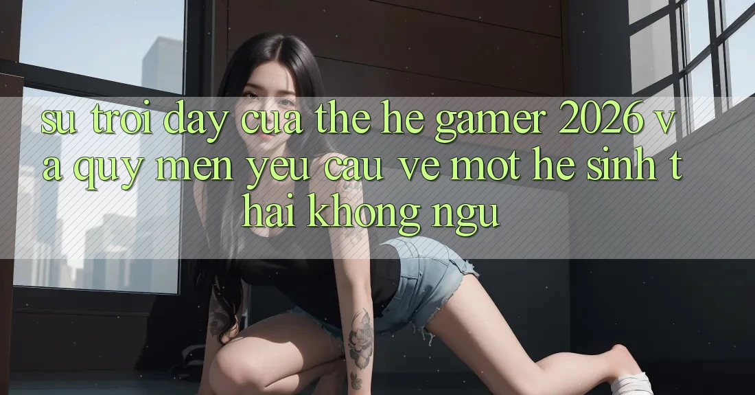 Sự Trỗi Dậy Của Thế Hệ Gamer 2026 Và Quý mến yêu Cầu Về Một Hệ Sinh Thái “Không Ngủ” Sự Trỗi Dậy Của Thế Hệ Gamer 2026 Và Quý mến yêu Cầu Về Một Hệ Sinh Thái “Không Ngủ”