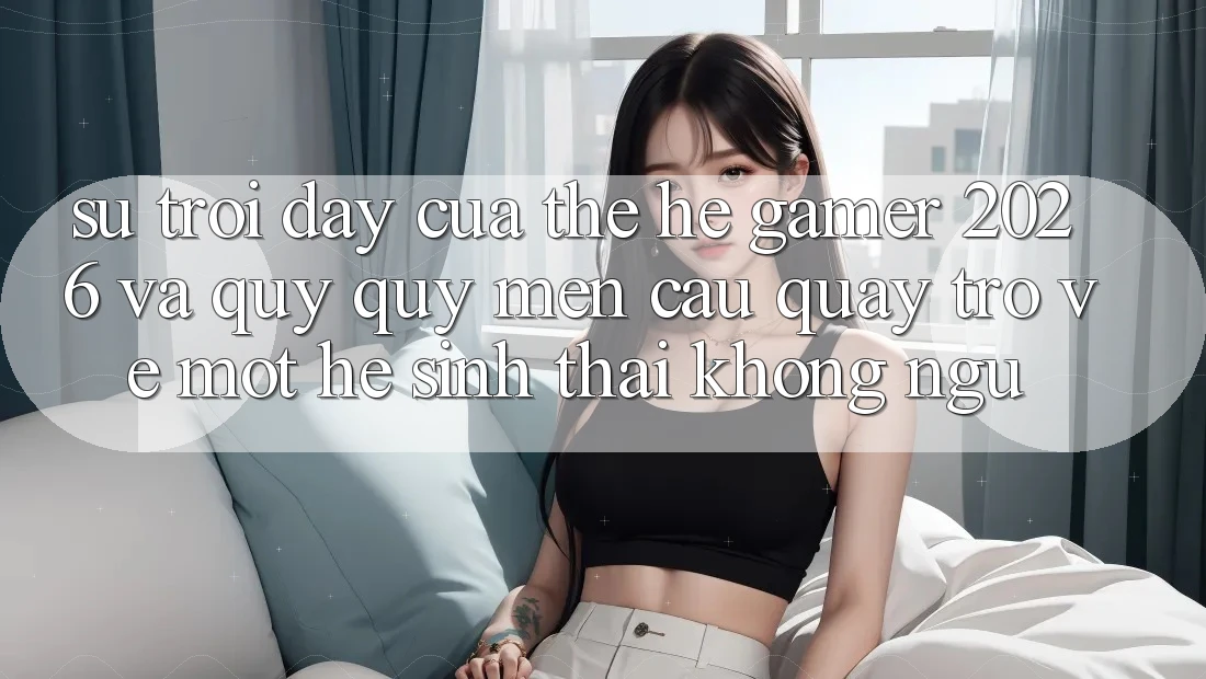 Sự Trỗi Dậy Của Thế Hệ Gamer 2026 Và Quý quý mến Cầu Quay trở về Một Hệ Sinh Thái “Không Ngủ” Sự Trỗi Dậy Của Thế Hệ Gamer 2026 Và Quý quý mến Cầu Quay trở về Một Hệ Sinh Thái “Không Ngủ”