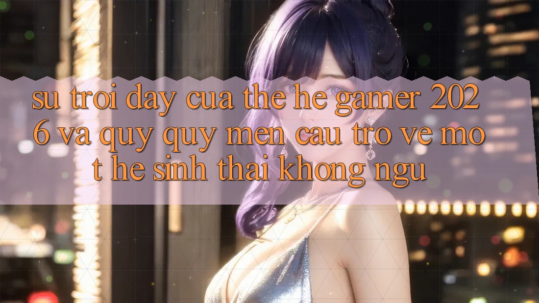 Sự Trỗi Dậy Của Thế Hệ Gamer 2026 Và Quý quý mến Cầu Trở về Một Hệ Sinh Thái “Không Ngủ” Sự Trỗi Dậy Của Thế Hệ Gamer 2026 Và Quý quý mến Cầu Trở về Một Hệ Sinh Thái “Không Ngủ”