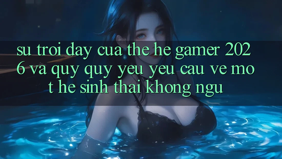 Sự Trỗi Dậy Của Thế Hệ Gamer 2026 Và Quý quý yêu yêu Cầu Về Một Hệ Sinh Thái “Không Ngủ”