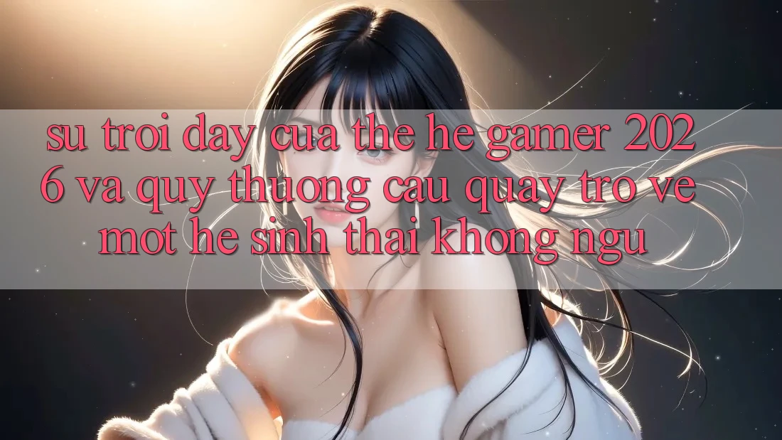 Sự Trỗi Dậy Của Thế Hệ Gamer 2026 Và Quý thương Cầu Quay trở về Một Hệ Sinh Thái “Không Ngủ” Sự Trỗi Dậy Của Thế Hệ Gamer 2026 Và Quý thương Cầu Quay trở về Một Hệ Sinh Thái “Không Ngủ”