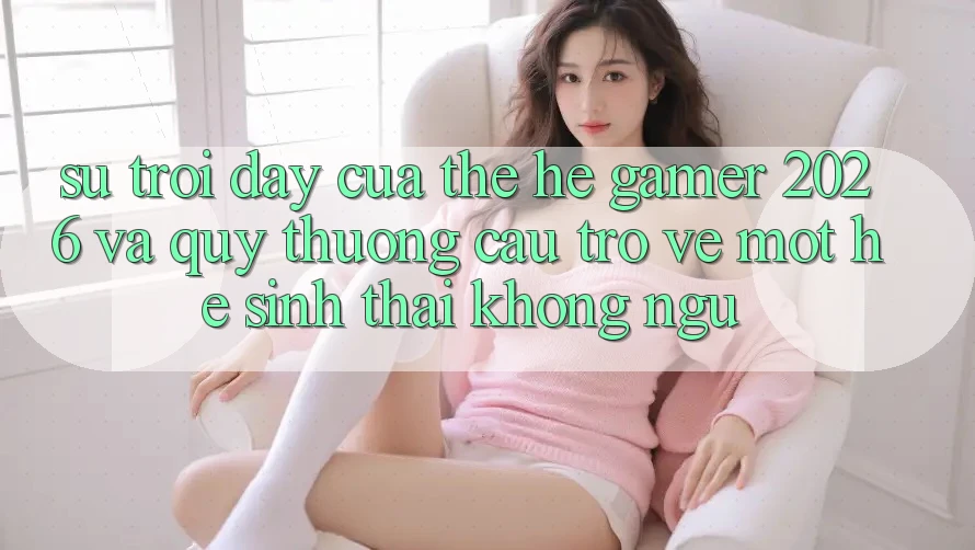 Sự Trỗi Dậy Của Thế Hệ Gamer 2026 Và Quý thương Cầu Trở về Một Hệ Sinh Thái “Không Ngủ” Sự Trỗi Dậy Của Thế Hệ Gamer 2026 Và Quý thương Cầu Trở về Một Hệ Sinh Thái “Không Ngủ”