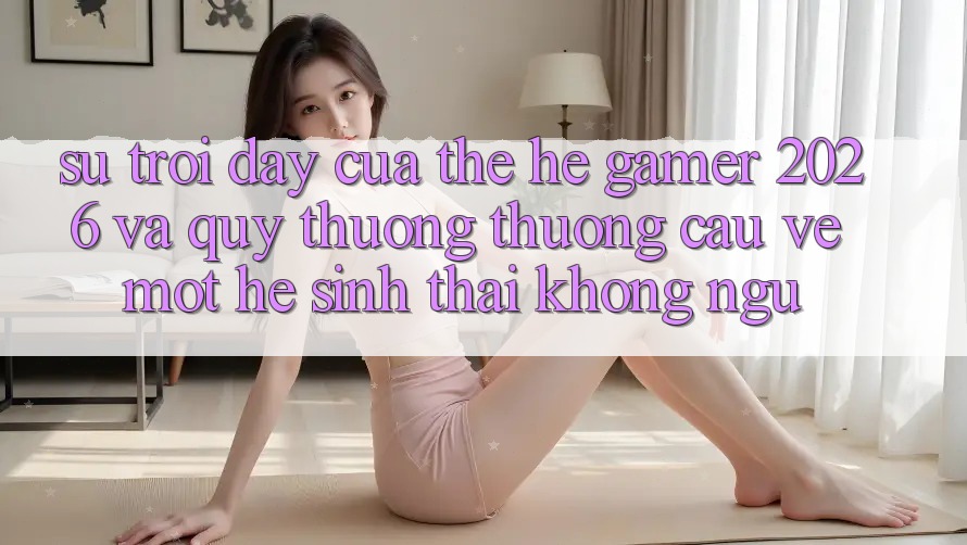 Sự Trỗi Dậy Của Thế Hệ Gamer 2026 Và Quý thương thương Cầu Về Một Hệ Sinh Thái “Không Ngủ” Sự Trỗi Dậy Của Thế Hệ Gamer 2026 Và Quý thương thương Cầu Về Một Hệ Sinh Thái “Không Ngủ”