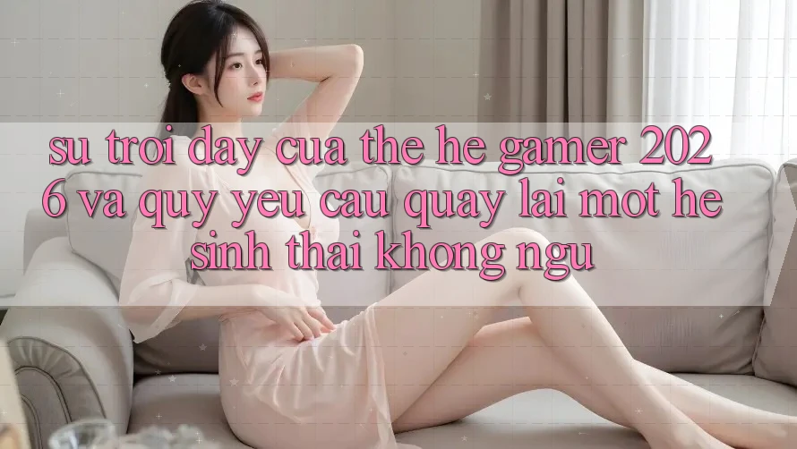 Sự Trỗi Dậy Của Thế Hệ Gamer 2026 Và Quý yêu Cầu Quay lại Một Hệ Sinh Thái “Không Ngủ” Sự Trỗi Dậy Của Thế Hệ Gamer 2026 Và Quý yêu Cầu Quay lại Một Hệ Sinh Thái “Không Ngủ”