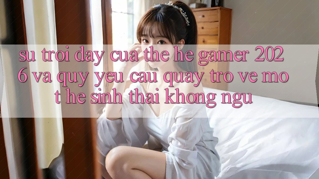 Sự Trỗi Dậy Của Thế Hệ Gamer 2026 Và Quý yêu Cầu Quay trở về Một Hệ Sinh Thái “Không Ngủ” Sự Trỗi Dậy Của Thế Hệ Gamer 2026 Và Quý yêu Cầu Quay trở về Một Hệ Sinh Thái “Không Ngủ”