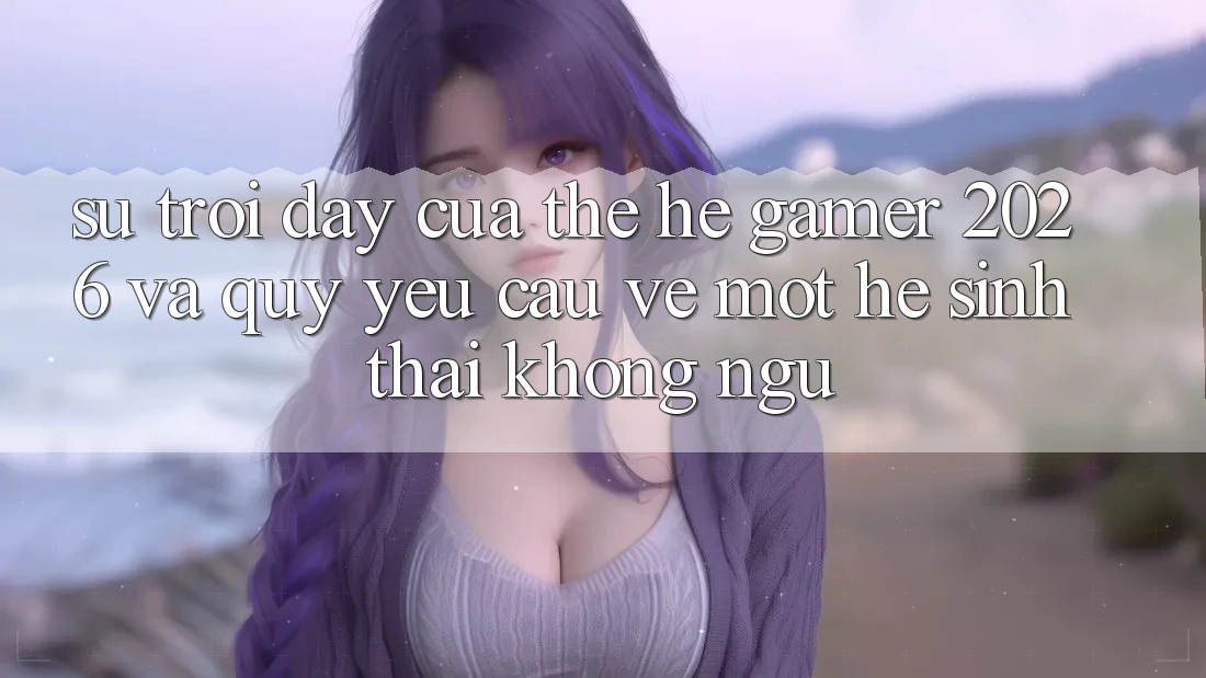 Sự Trỗi Dậy Của Thế Hệ Gamer 2026 Và Quý yêu Cầu Về Một Hệ Sinh Thái “Không Ngủ” Sự Trỗi Dậy Của Thế Hệ Gamer 2026 Và Quý yêu Cầu Về Một Hệ Sinh Thái “Không Ngủ”