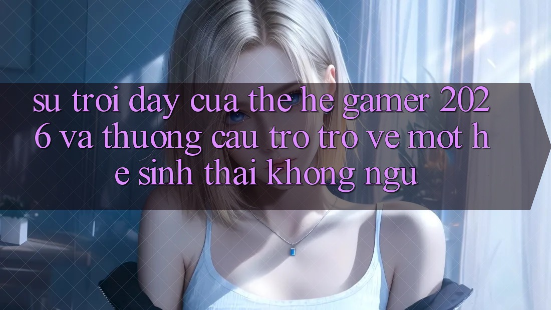 Sự Trỗi Dậy Của Thế Hệ Gamer 2026 Và Thương Cầu Trở trở về Một Hệ Sinh Thái “Không Ngủ” Sự Trỗi Dậy Của Thế Hệ Gamer 2026 Và Thương Cầu Trở trở về Một Hệ Sinh Thái “Không Ngủ”