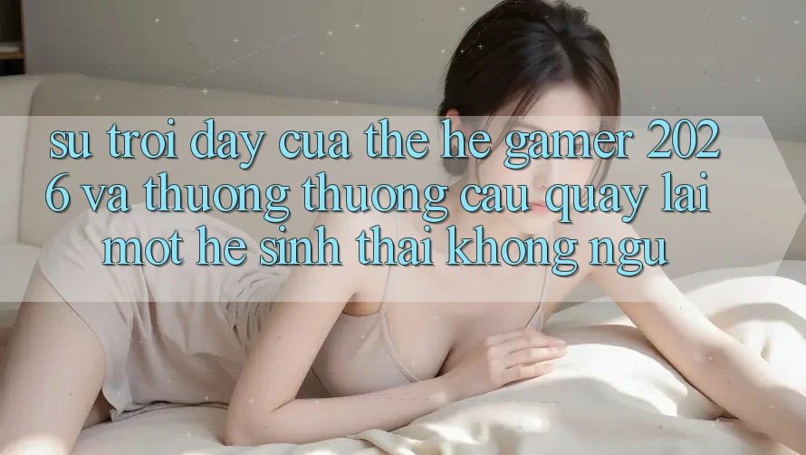 Sự Trỗi Dậy Của Thế Hệ Gamer 2026 Và Thương thương Cầu Quay lại Một Hệ Sinh Thái “Không Ngủ” Sự Trỗi Dậy Của Thế Hệ Gamer 2026 Và Thương thương Cầu Quay lại Một Hệ Sinh Thái “Không Ngủ”