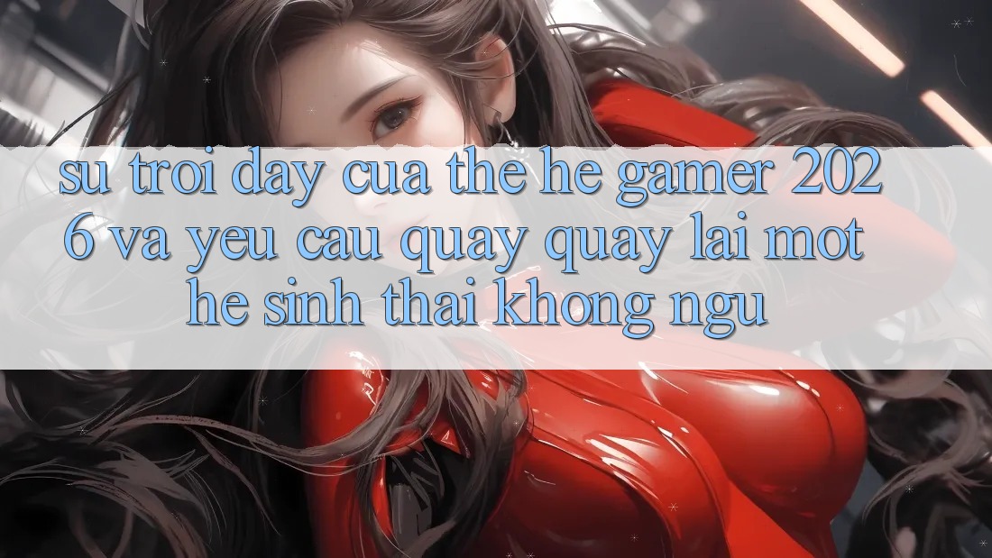 Sự Trỗi Dậy Của Thế Hệ Gamer 2026 Và Yêu Cầu Quay quay lại Một Hệ Sinh Thái “Không Ngủ” Sự Trỗi Dậy Của Thế Hệ Gamer 2026 Và Yêu Cầu Quay quay lại Một Hệ Sinh Thái “Không Ngủ”