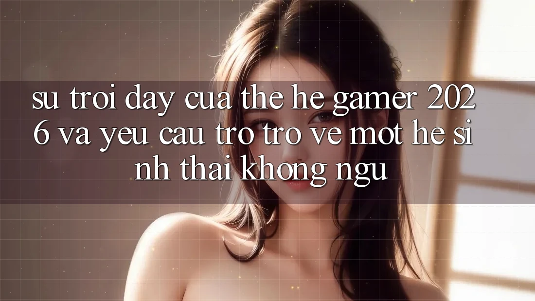 Sự Trỗi Dậy Của Thế Hệ Gamer 2026 Và Yêu Cầu Trở trở về Một Hệ Sinh Thái “Không Ngủ” Sự Trỗi Dậy Của Thế Hệ Gamer 2026 Và Yêu Cầu Trở trở về Một Hệ Sinh Thái “Không Ngủ”