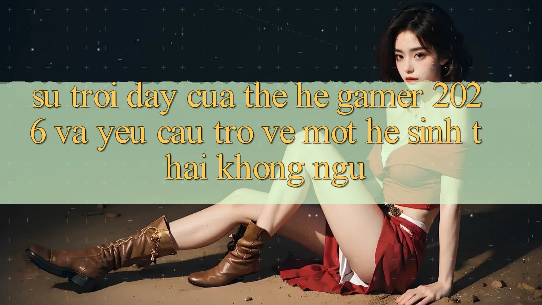 Sự Trỗi Dậy Của Thế Hệ Gamer 2026 Và Yêu Cầu Trở về Một Hệ Sinh Thái “Không Ngủ” Sự Trỗi Dậy Của Thế Hệ Gamer 2026 Và Yêu Cầu Trở về Một Hệ Sinh Thái “Không Ngủ”