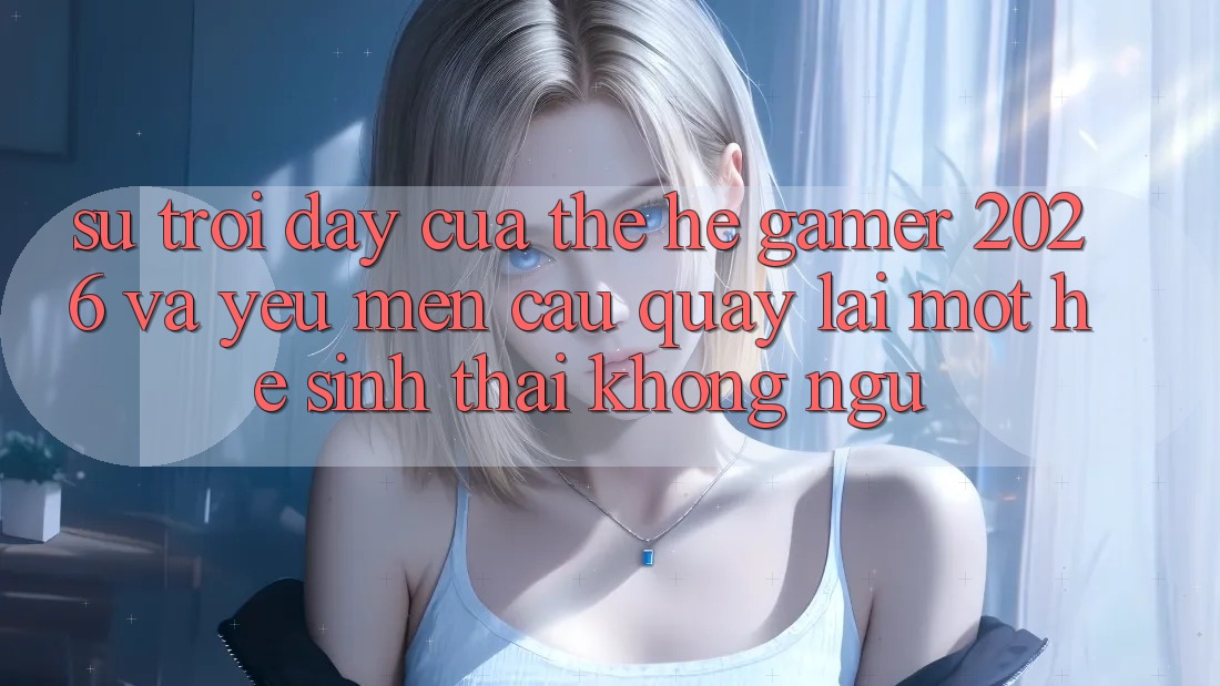 Sự Trỗi Dậy Của Thế Hệ Gamer 2026 Và Yêu mến Cầu Quay lại Một Hệ Sinh Thái “Không Ngủ”