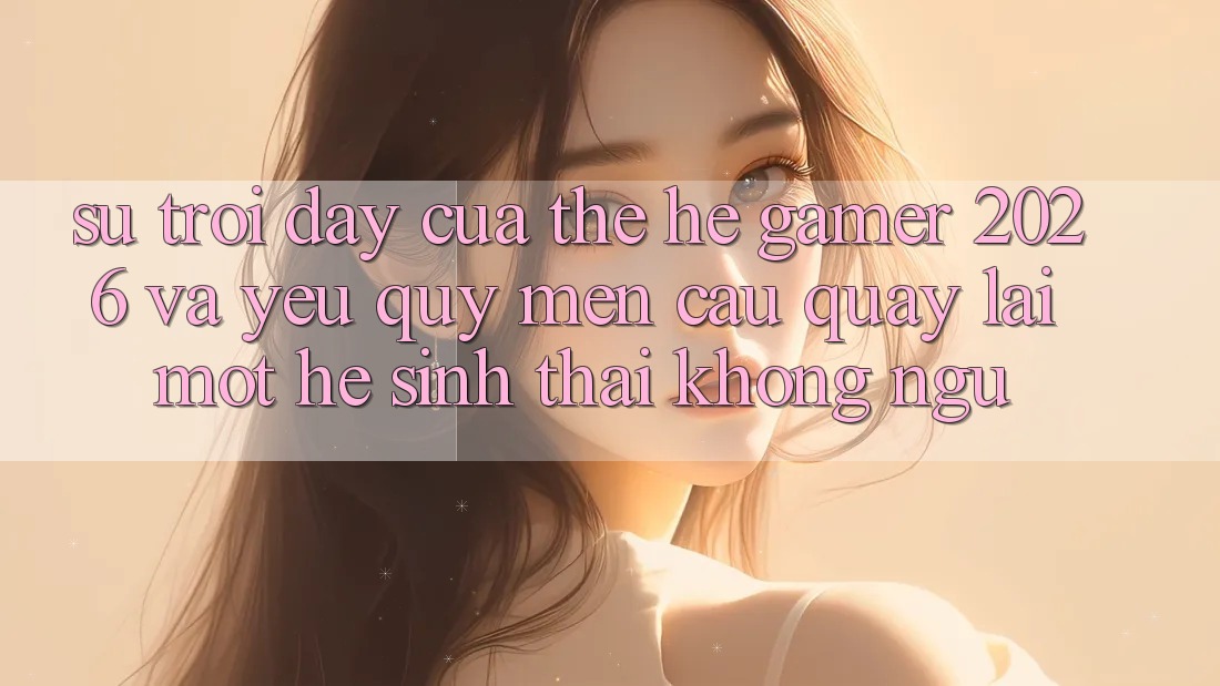Sự Trỗi Dậy Của Thế Hệ Gamer 2026 Và Yêu quý mến Cầu Quay lại Một Hệ Sinh Thái “Không Ngủ” Sự Trỗi Dậy Của Thế Hệ Gamer 2026 Và Yêu quý mến Cầu Quay lại Một Hệ Sinh Thái “Không Ngủ”