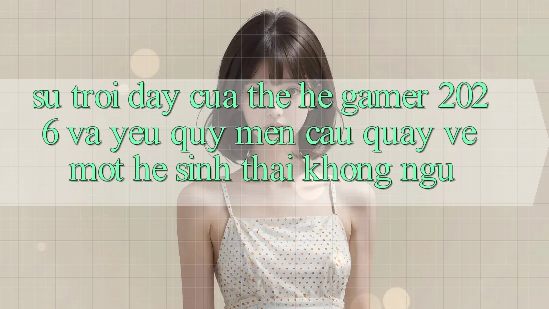 Sự Trỗi Dậy Của Thế Hệ Gamer 2026 Và Yêu quý mến Cầu Quay về Một Hệ Sinh Thái “Không Ngủ”