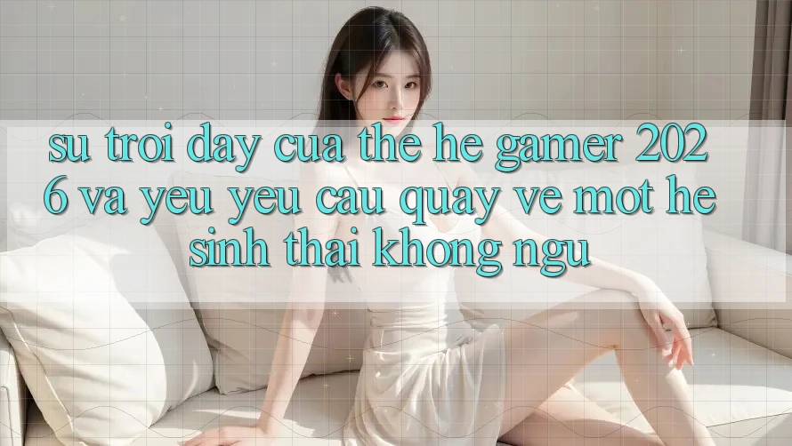 Sự Trỗi Dậy Của Thế Hệ Gamer 2026 Và Yêu yêu Cầu Quay về Một Hệ Sinh Thái “Không Ngủ” Sự Trỗi Dậy Của Thế Hệ Gamer 2026 Và Yêu yêu Cầu Quay về Một Hệ Sinh Thái “Không Ngủ”