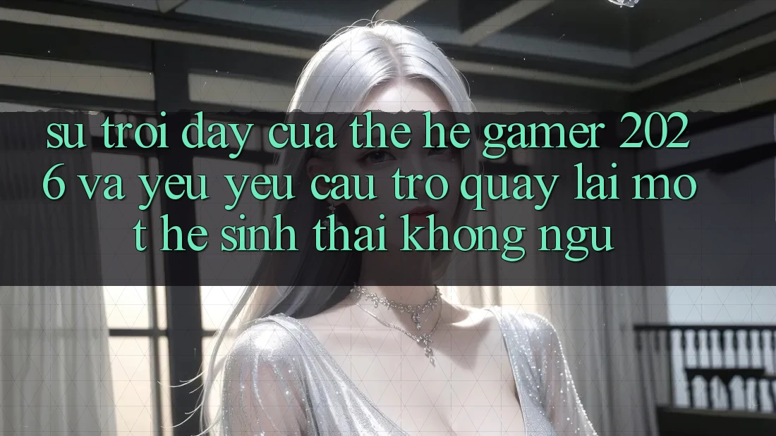 Sự Trỗi Dậy Của Thế Hệ Gamer 2026 Và Yêu yêu Cầu Trở quay lại Một Hệ Sinh Thái “Không Ngủ”
