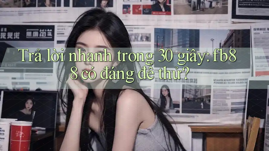Trả lời nhanh trong 30 giây: fb88 có đáng để thử? Trả lời nhanh trong 30 giây: fb88 có đáng để thử?