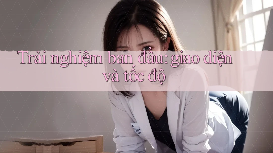 Trải nghiệm ban đầu: giao diện và tốc độ