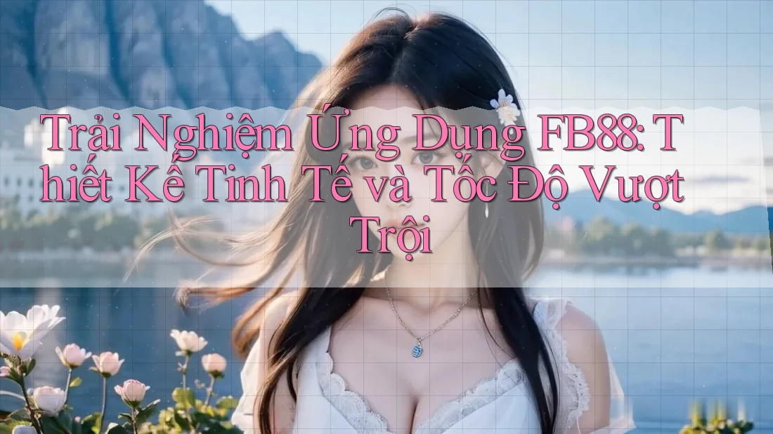 Trải Nghiệm Ứng Dụng FB88: Thiết Kế Tinh Tế và Tốc Độ Vượt Trội